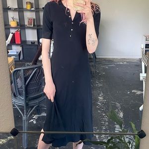 ralph lauren ankle length henley dress